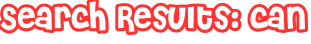 Search Results: can