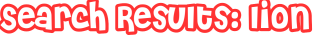 Search Results: lion