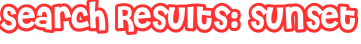 Search Results: sunset