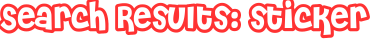 Search Results: sticker
